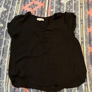 Philosophy Black Blouse size large